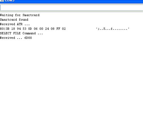 arduino smart card interface|Smartcard access library .